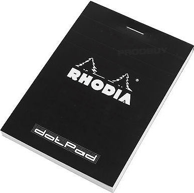 Rhodia Notizblock 80 Blätter A5 mit Punkten Schwarz