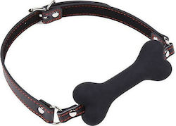 Fetish Addict Silicone Bone Gag Намордник 12cm Black