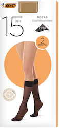 BIC Mibas Lycra Γυναικεία Καλτσάκια 15 Den Honey BIC Mibas Lycra Γυναικεία Καλτσάκια 15 Den Honey