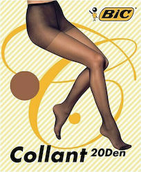 BIC Collant Mousse Women's Pantyhose 20 Den Caramel
