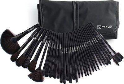 Vander Professional Series 32 Brushes Black