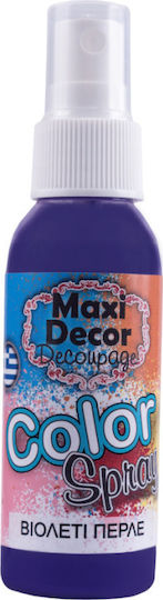 Maxi Decor Σπρέι Χειροτεχνίας Μωβ για Ύφασμα Βιολετί Περλέ 50ml