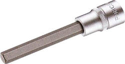 Force Spritzfilter Wasserhahn Bit-Stecknuss mit Inbusschlüssel-Bit und Antriebsvierkant 1/2'' Größe H19x100mm 1Stück