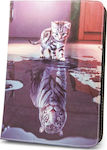 Little Tiger Flip Cover Synthetic Leather Multicolour (Universal 7-8")