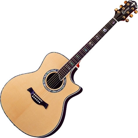 Crafter Acustică Chitară GAE36/N Chitare acustice cu decupaj Natural