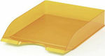 Durable Transparent Filing Tray Plastic Orange 33.7x25.3x6.3cm