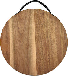 InTheBox Round Wooden Chopping Board Brown 25x25cm