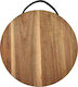 InTheBox Round Wooden Chopping Board Brown 28x28cm