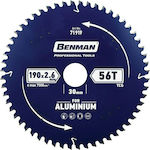 Benman 71924 Disc de tăiere Aluminiu 305mm cu 96 dinți 1buc