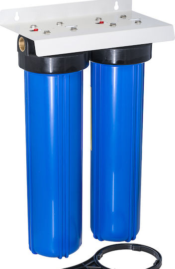 Eiger Water Filtration System Double Central Supply Micron 1'' WF-124-20-2