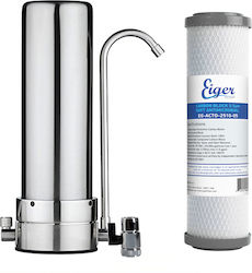 Eiger Countertop Water Filter System with Faucet with Replacement Filter Eiger Carbon Block 0,5μm WF-SST1-MD