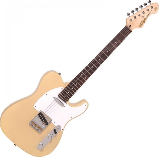 Vintage V62 ReIssued Ηλεκτρική Κιθάρα T Style με SS Διάταξη Μαγνητών Ash Blonde