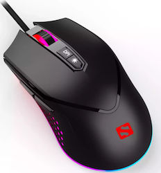 Sandberg Azazinator Mouse 6400 Μαύρο