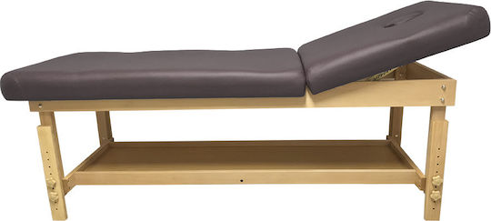 Medicin Bett Massage und Physiotherapie Braun aus Holz 190x72cm.