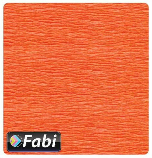Fabi Waffelpapier 9080 50x200cm. Orange