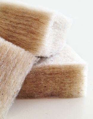 Sound insulating sound absorbing biological sheep wool BIOTHERM WOOL, 50mm slab 8,64m2/tape