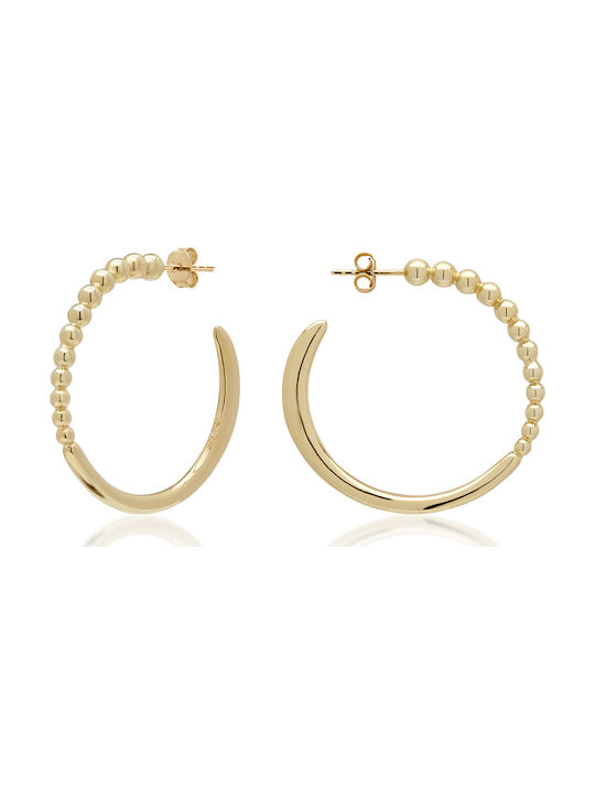 Jcou Earrings Hoops made of Silver Gold Plated JW900G4-01