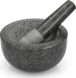 Navaris Mortar Granite Μαύρο 8cm