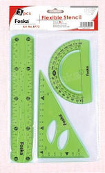 Foska Set 3 Geometric Tool Plastic BP-73