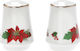 Cryspo Trio Christmas Salt and Pepper Set Porcelain White 2pcs