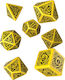 Q Workshop Celtic 3D Dice Set Dice Yellow & Bla...