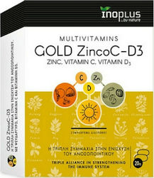 Ino Plus Gold ZincoC-D3 Vitamina 1000 UI 20 Comprimate