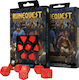 Q Workshop Runequest Dice Set Zaruri Roșu și Au...