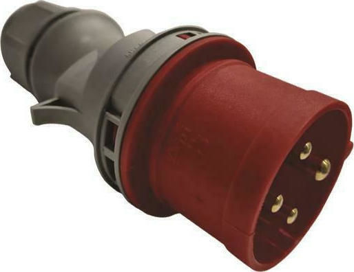 Eurolamp Male Industrial Socket Industrial Type Male Socket IP44 3x32A (230V) 147-16501