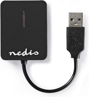 Nedis Cititor de Carduri USB 2.0 pentru /S/D/ /m/i/c/r/o/S/D/ /M/e/m/o/r/y/S/t/i/c/k/ / / /