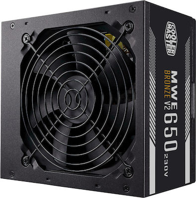 CoolerMaster MWE 650 Bronze rev. 2.0 650W Black Computer Power Supply Full Wired 80 Plus Bronze