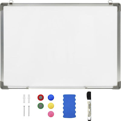 vidaXL Magnetic Hanging Dry Erase Board 60x90cm