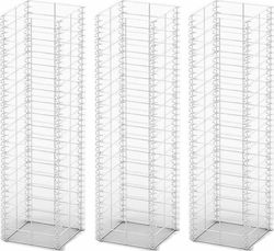 vidaXL Garden Fencing Material 3pcs Silver