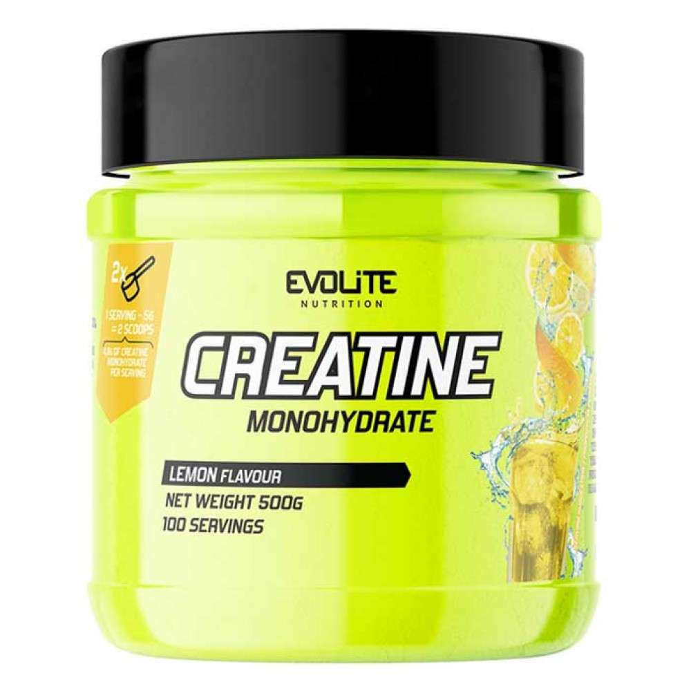 Evolite Creatine Monohydrate με Γεύση Λεμόνι 500gr Skroutzgr 0211