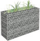 vidaXL Planter Garden Fencing Material 1pcs Silver