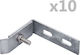 vidaXL Connector for Pergola Set Wall Connector...
