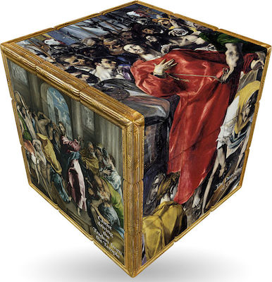 V-Cube Art Emotions El Greco - 3 Flat 3x3 Speed Cube for 6+ years A3-ELG