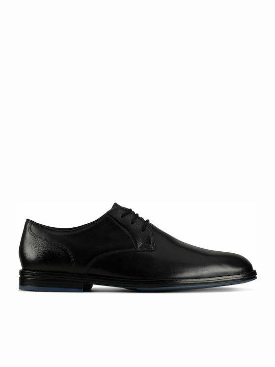 Clarks Citi Stride Lace Men's Leather Dress Shoes Black