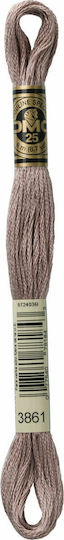 DMC Thread Embroidery Mouliné 117 Cotton in Purple color 8m Cocoa Light