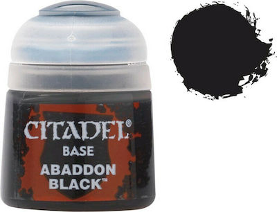 Citadel Base Culoare Modelism Abaddon Black 12ml