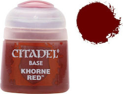 Citadel Base Χρώμα Μοντελισμού Khorne Red 12ml