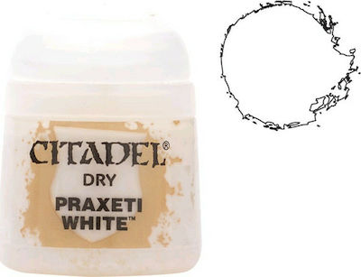 Citadel Dry Χρώμα Μοντελισμού Praxeti White 12ml