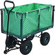 Trailer Garden Cart Four-wheel with Maximum Load Weight 350kg 84x84cm.