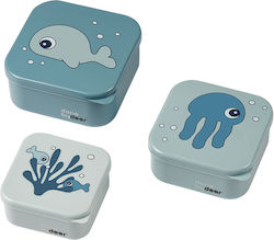 Done by Deer Sea Friends Plastic Kids' Lunch Se...