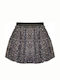 Fustă pentru Copii din Tulle Leopard Gri