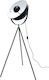 The Home Deco Factory Stehleuchte H145xB65cm. mit Fassung für Lampe E27 Schwarz