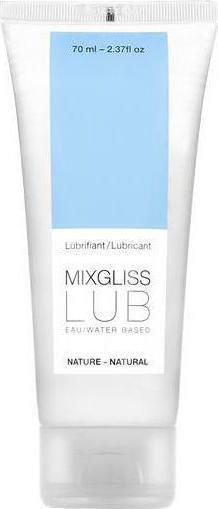 Mixgliss Lub Water Based Lube Natural 70ml