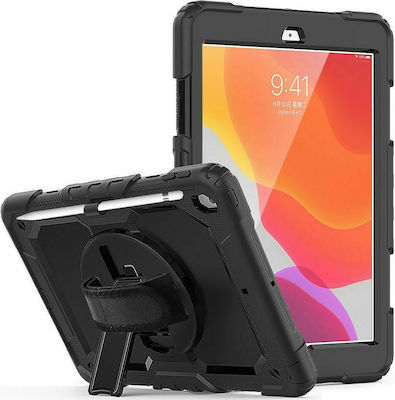 Solid 360 Back Cover Plastic Durable Black (iPad 2019/2020/2021 10.2'') 2019/2020