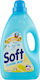 Soft Condensed Fabric Softener Blue Lavatric 50 Measuring Cups