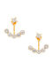 Silver earjackets earrings earjackets gold plated, 50547000