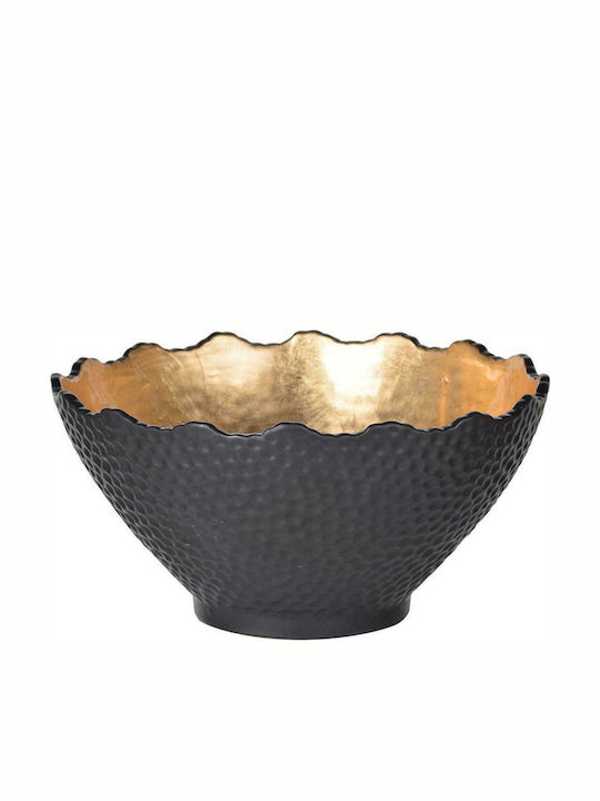 Artekko Dekorative Schüssel Keramik Black 21x21x10cm 1Stück